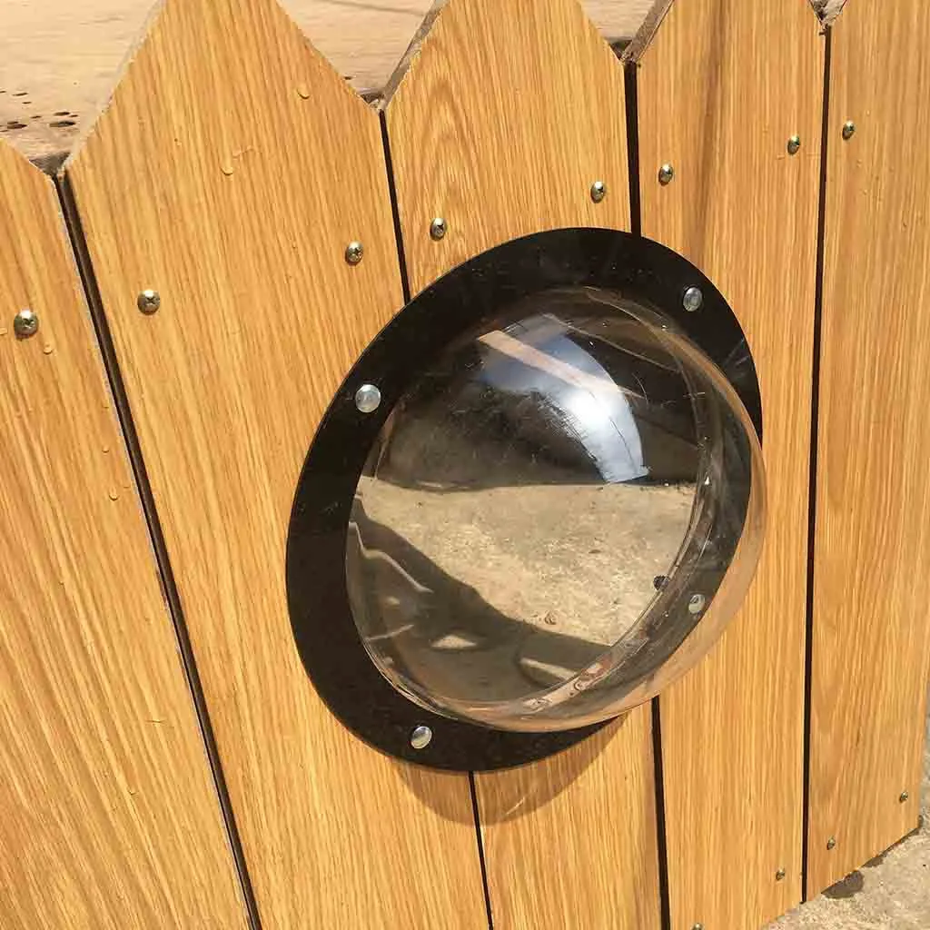 

Pet Peek Fence Bubble Window Dogs Puppy Landscape Durable Acrylic Dome Transparent Windows Prevent Pets Escaping Cover