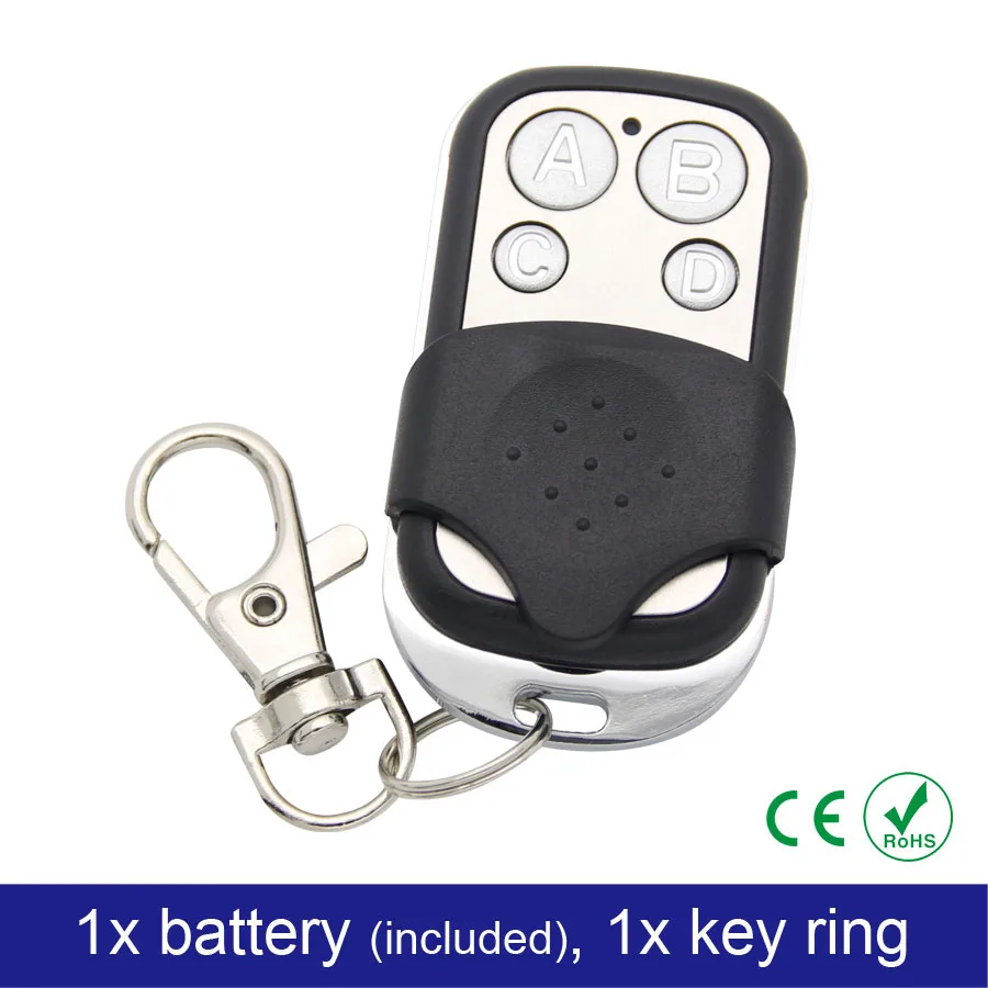 1pcs remote 433,92 Mhz дубликатор для создания копий пульт дистанционного управления для TOP 432EV TOP-432NA TOP432NA для универсальных ворот гаража фиксированный код брелока - Цвет: 1pcs remote