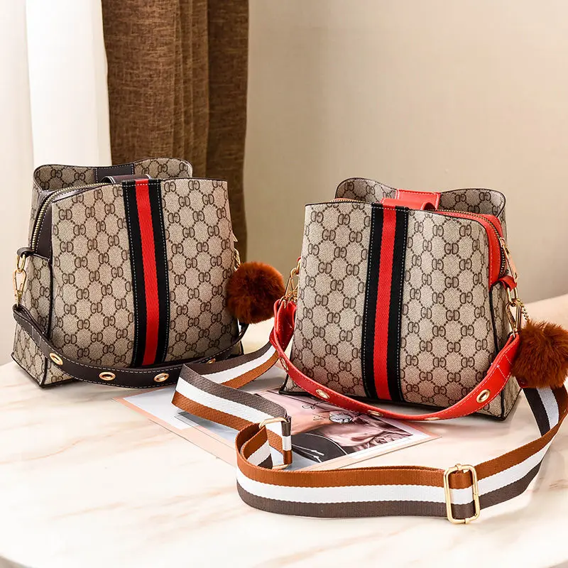 Сумка женская 2020 Весна и лето новая сумка в форме ведра маленькая модная ручная