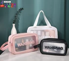 Водонепроницаемая косметичка для женщин, портативная дорожная сумочка большой вместимости для туалетного столика, туалетный мешок для хранения, гигиенический мешок
