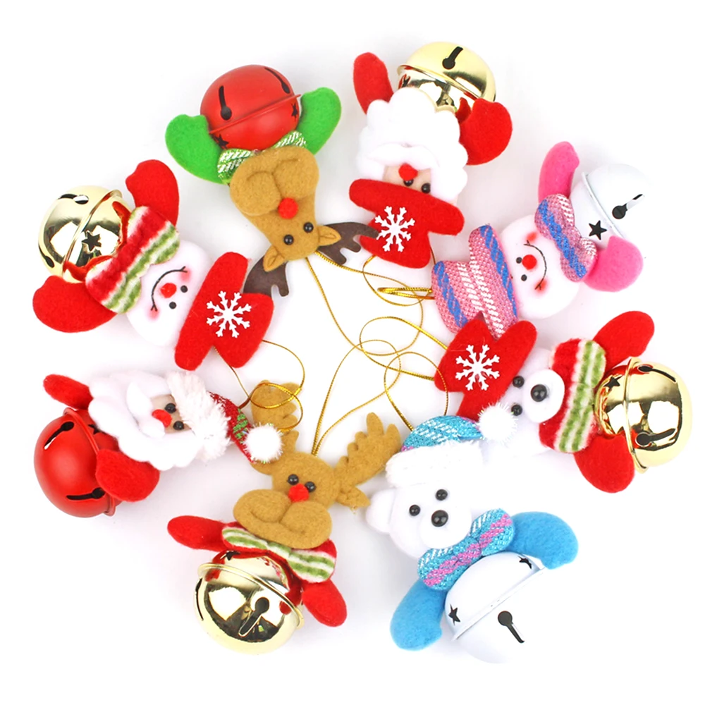 Украшения для рождественской елки подвесные украшения колокольчики Санта