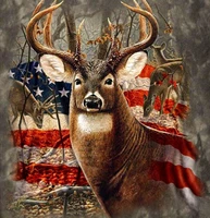 full squareround drill 5d diy diamond painting animal deer 3d embroidery cross stitch 5d home decor