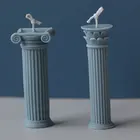 Новый DIY Форма для свечей римская колонна пластырь для ароматерапии лампы в форме свечи 3D силиконовые формы Hand-made соевый аромат воска для свечек и мыла прессформы