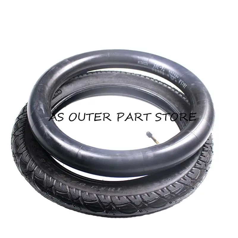18*3.0 Outer Tyre Inner Tube 18x3.0 Off-road Tire 76-355 for 18 Inch Electric Vehicle Tricycle Wheel | Спорт и развлечения