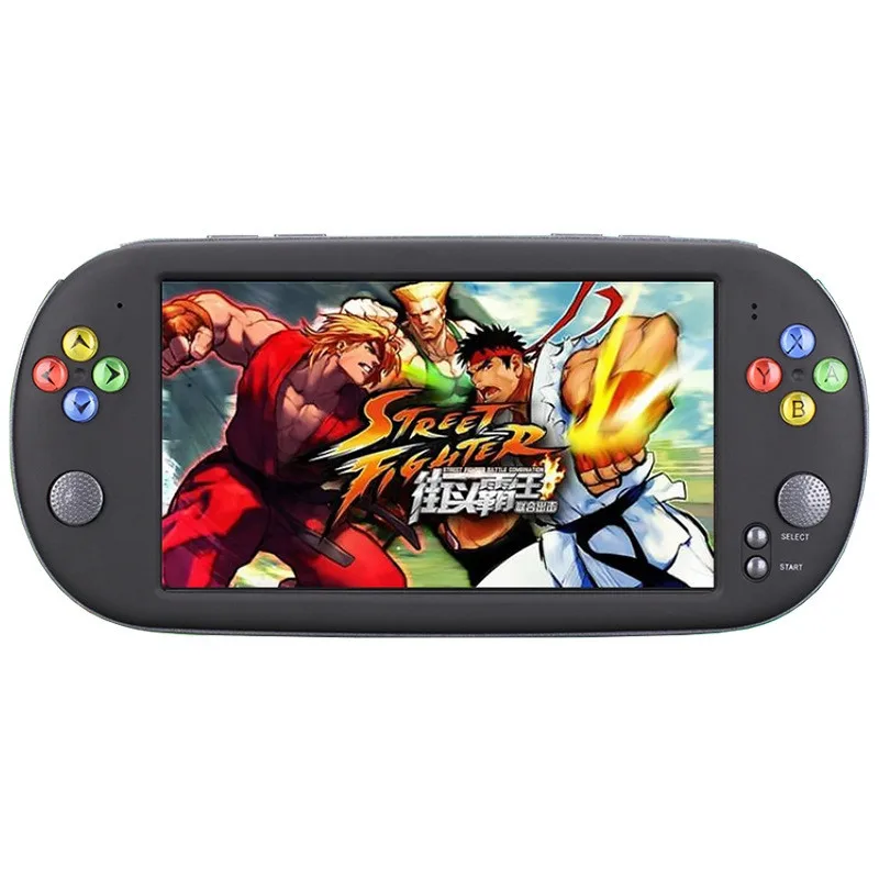Big screen 7 inch HD handheld game console arcade NES nostalgic FC games 8G mp4 music e-book MP3 player recorder TV OUT output |