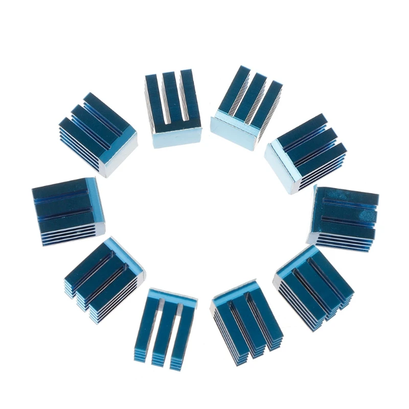 

2022 New 10Pcs Stepper Motor Drive Special Cooling Heat Sink For TMC2100 3D Printer Parts