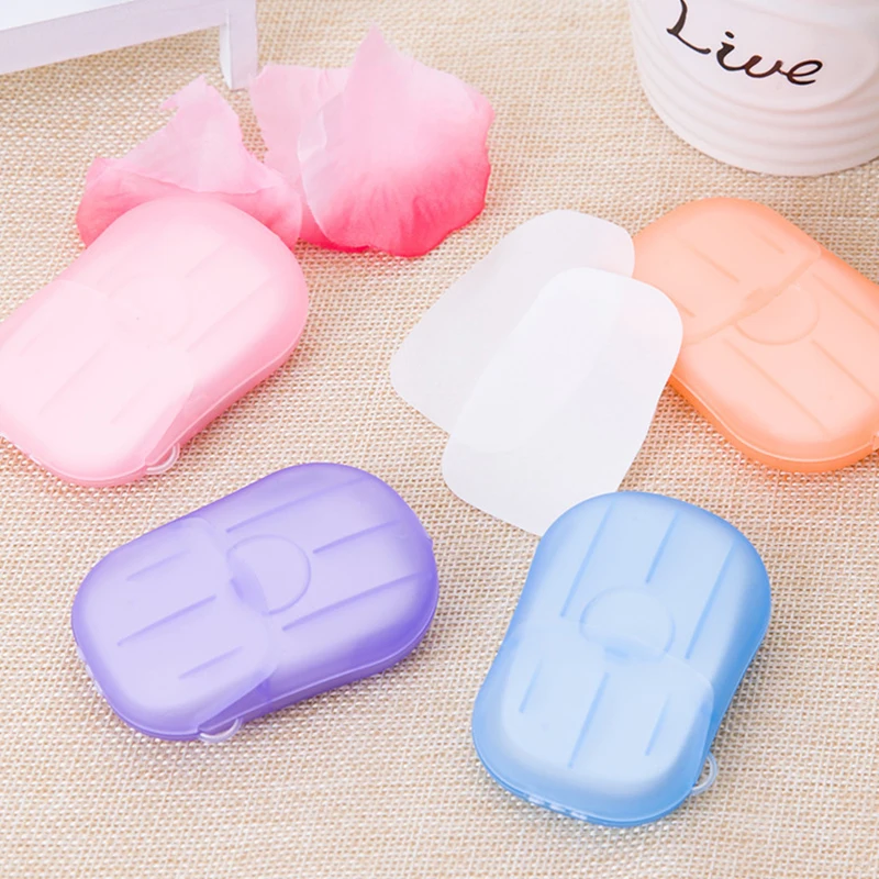 20 шт. одноразовые дорожные мини мыльницы для мытья рук и ванной портативные