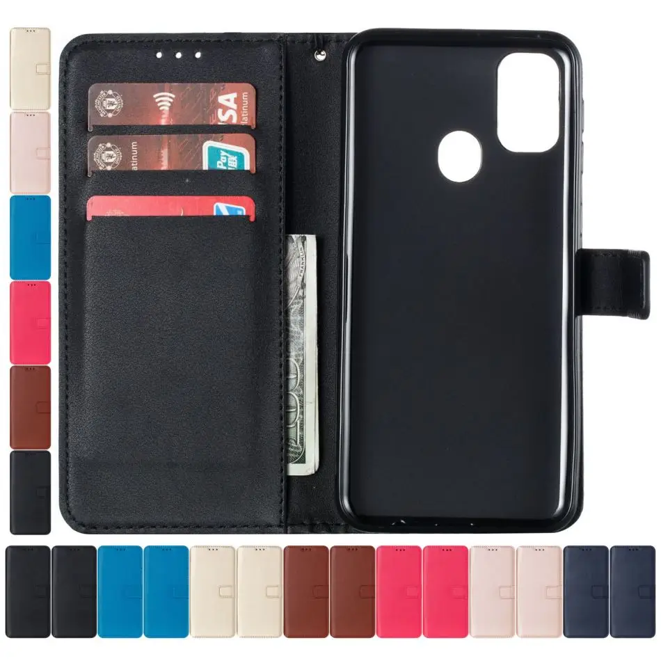 Карманы для карт Кожаный чехол-книжка телефона случай Redmi Примечание 4 4X Note 6 7 8 Pro