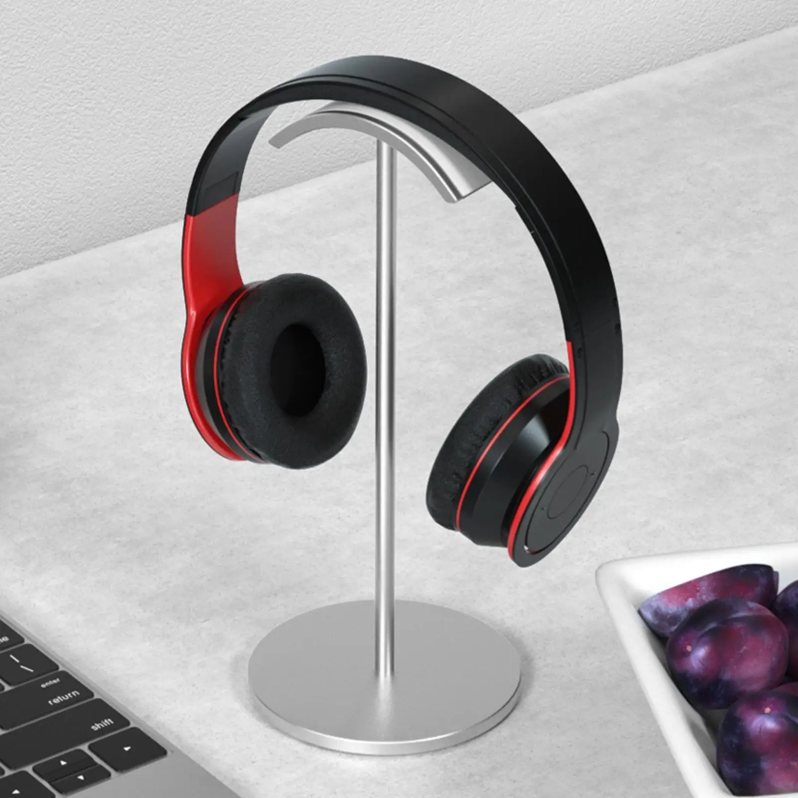 

Aluminium Alloy Headset Stand Holder Home Office Desktop Headphone Display Rack