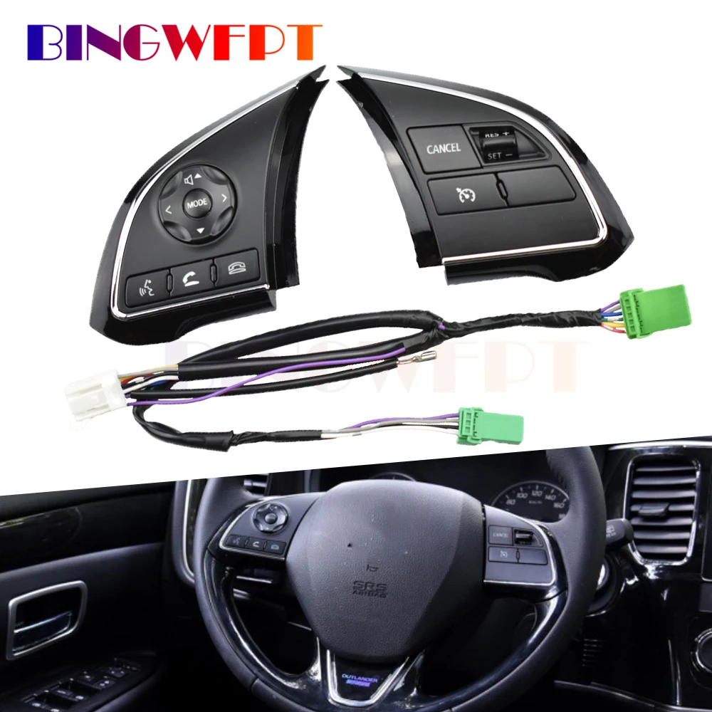 

Переключатель круиз-контроля на рулевое колесо, для Mitsubishi Outlander 3, 2016, 2017, 2018, 2019, Xpander