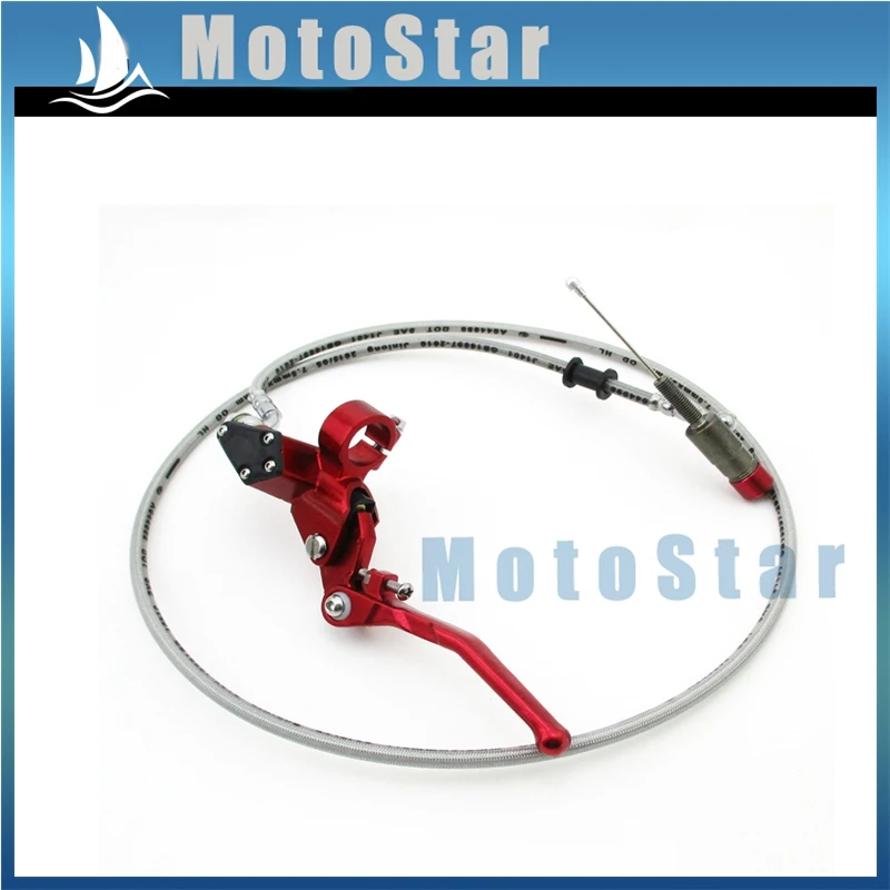 ЧПУ красный рычаг сцепления Главный цилиндр для китайского Lifan YX XR CRF KLX SSR YCF IMR Atomik