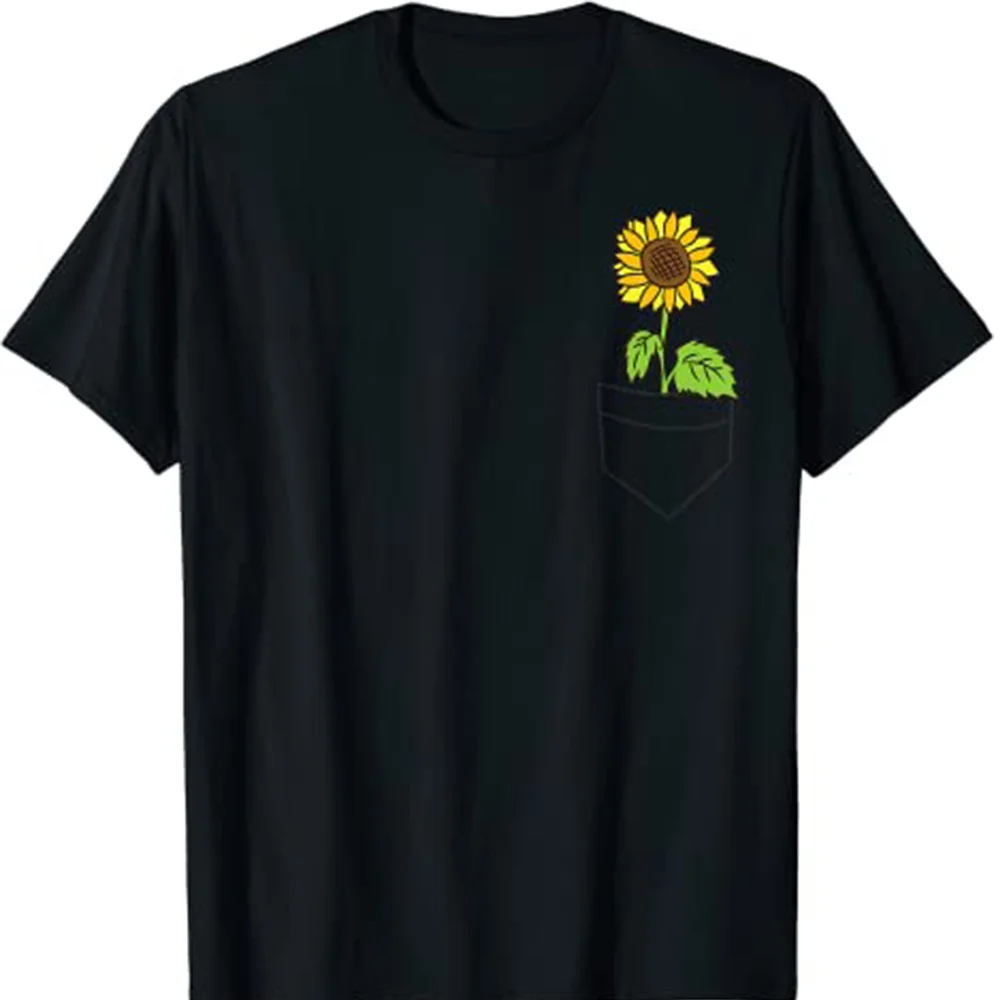 

Sunflower T-shirt women's T-shirt crew neck T-shirt jyx124
