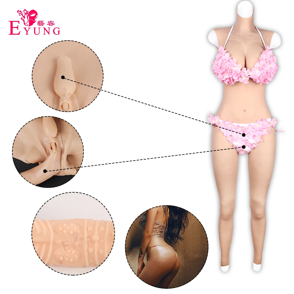 Eyung силиконовый лифчик для груди боди кроссдрессеров трансвеститов имитация