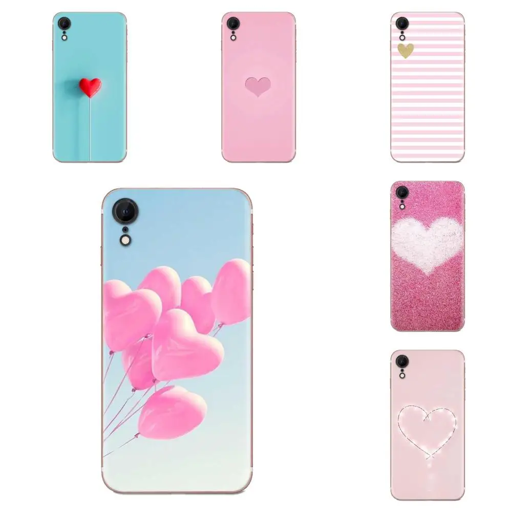 Pink Hearts Love For Huawei Nova 2 V20 Y3II Y5 Y5II Y6 Y6II Y7 Y9 G8 G9 GR3 GR5 GX8 Prime 2018 2019 Soft Covers | Мобильные телефоны
