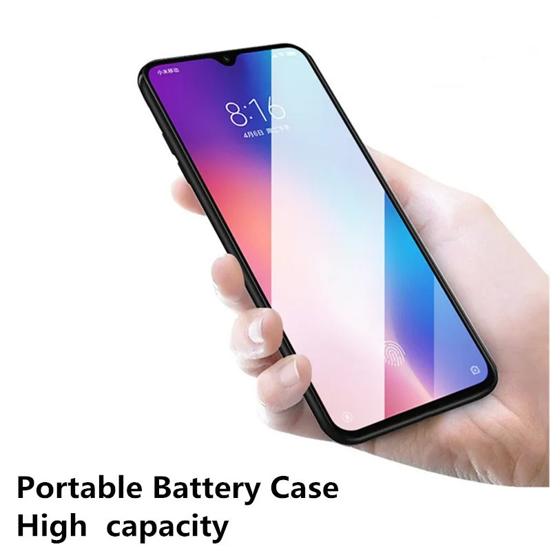 KQJYS 4700 мАч ультра тонкий чехол для мобильного зарядного устройства Xiaomi Mi 9