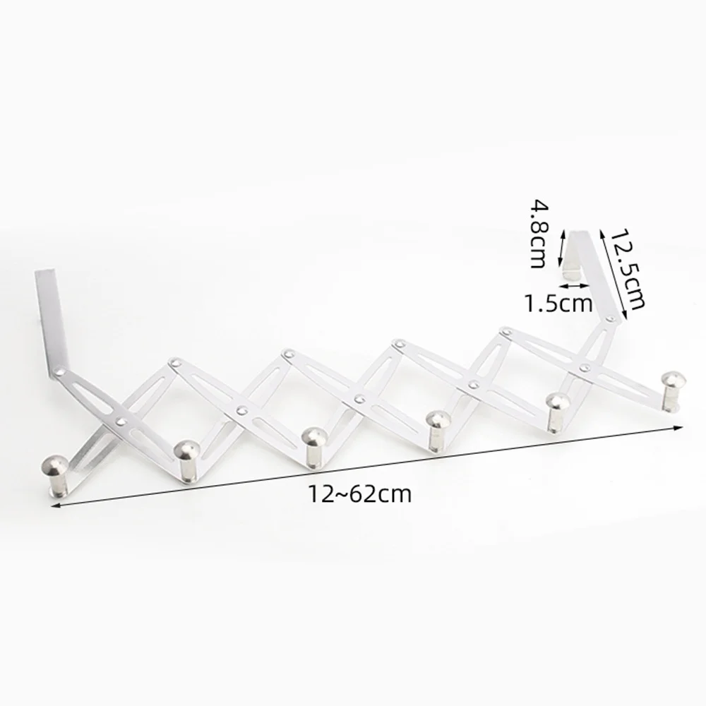 

Retractable Metal Coat Hanger Door Space Saving Durable And Rust Resistant