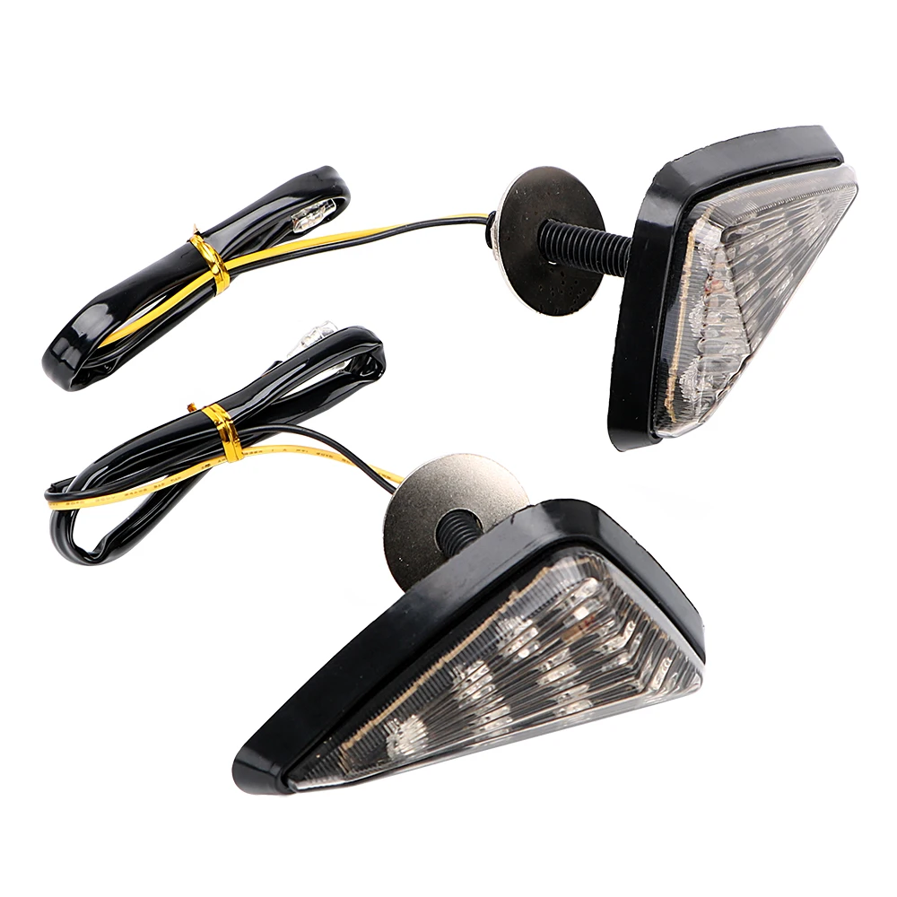 

1 Pair 12V 9 LED Waterproof Triangle Indicator Lights Piranha Flasher Light Motorcycle Turn Signal Lamp Motorbike Accessories