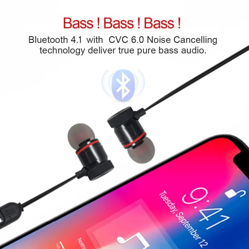Neckband Bluetooth Earbuds for Motorola Moto G7 Power G6 Play G5 G5S Plus G4 Z4 Z3 X4 X3 One Action Vision Earphones Headphones |