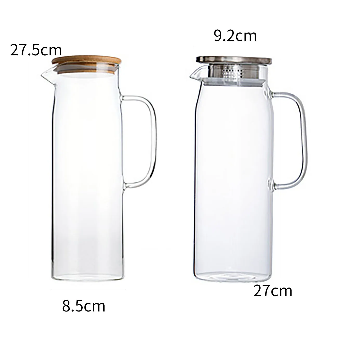 Бутылка для воды из боросиликатного стекла емкость сока питьевая посуда большой