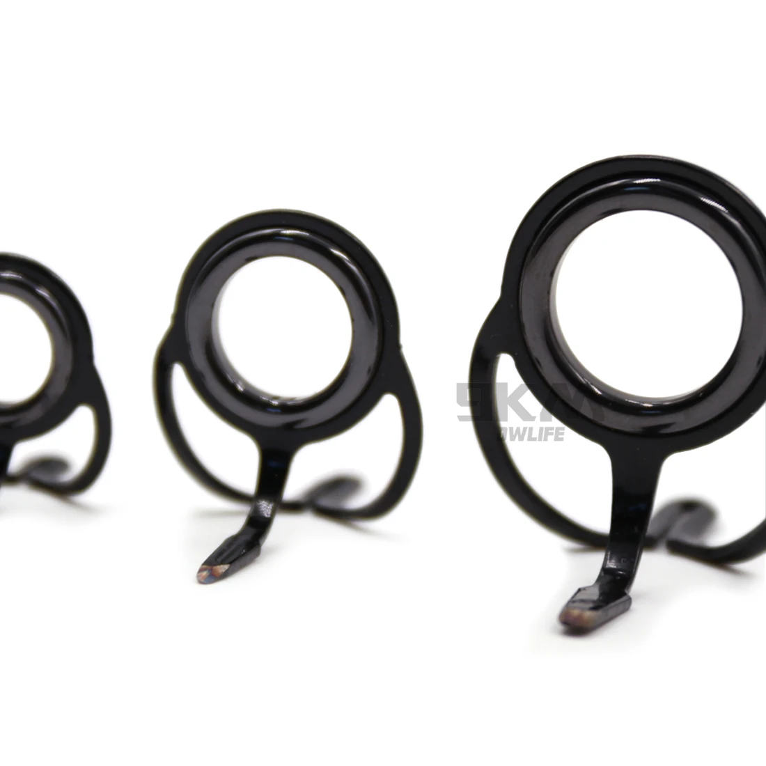 100Pcs Fishing Rod Repair Kit Spinning Rod Building Components Stainless Steel Casting Fishing Rod Guides Replacement Set 4~38mm