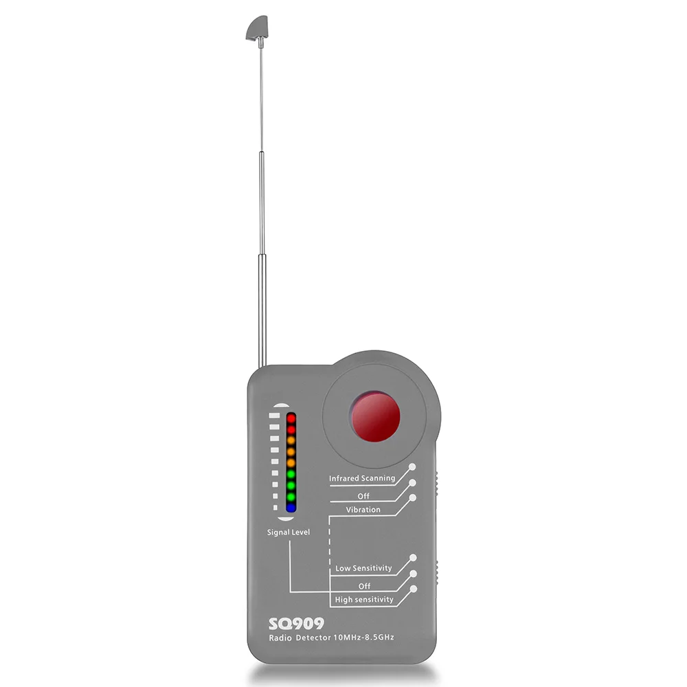 original bemdeke spy hidden camera detector audio bug detector vibration warning anti candid anti eavesdropping free global shipping