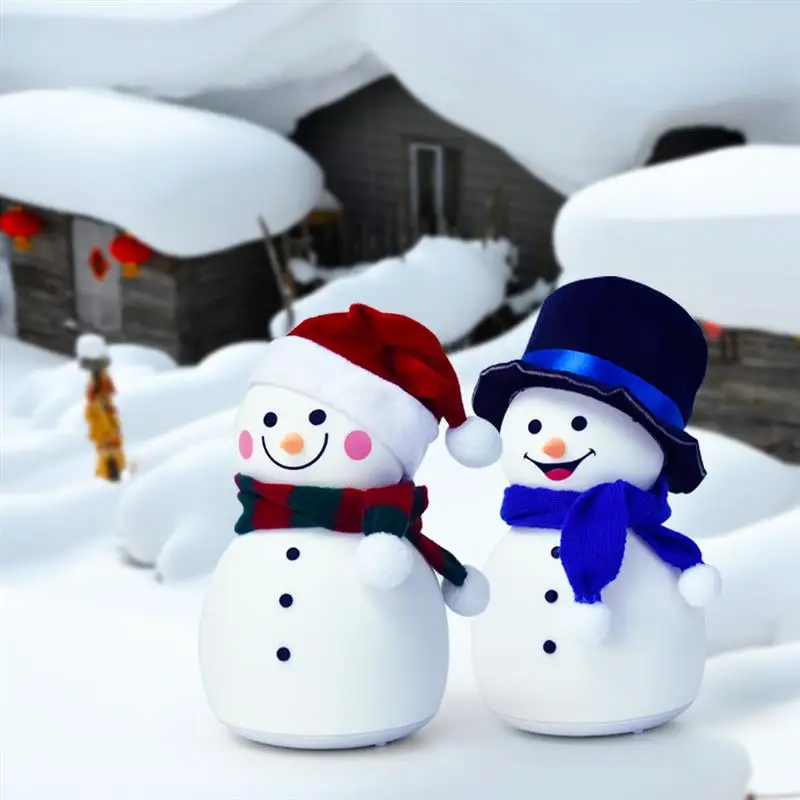 СВЕТОДИОДНЫЙ ночник в виде снеговика рождественский подарок для детей домашний