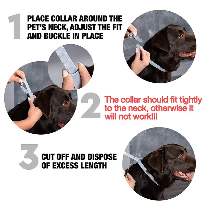 Новый анти блохи от клещей комаров для питомца собаки ошейник кота