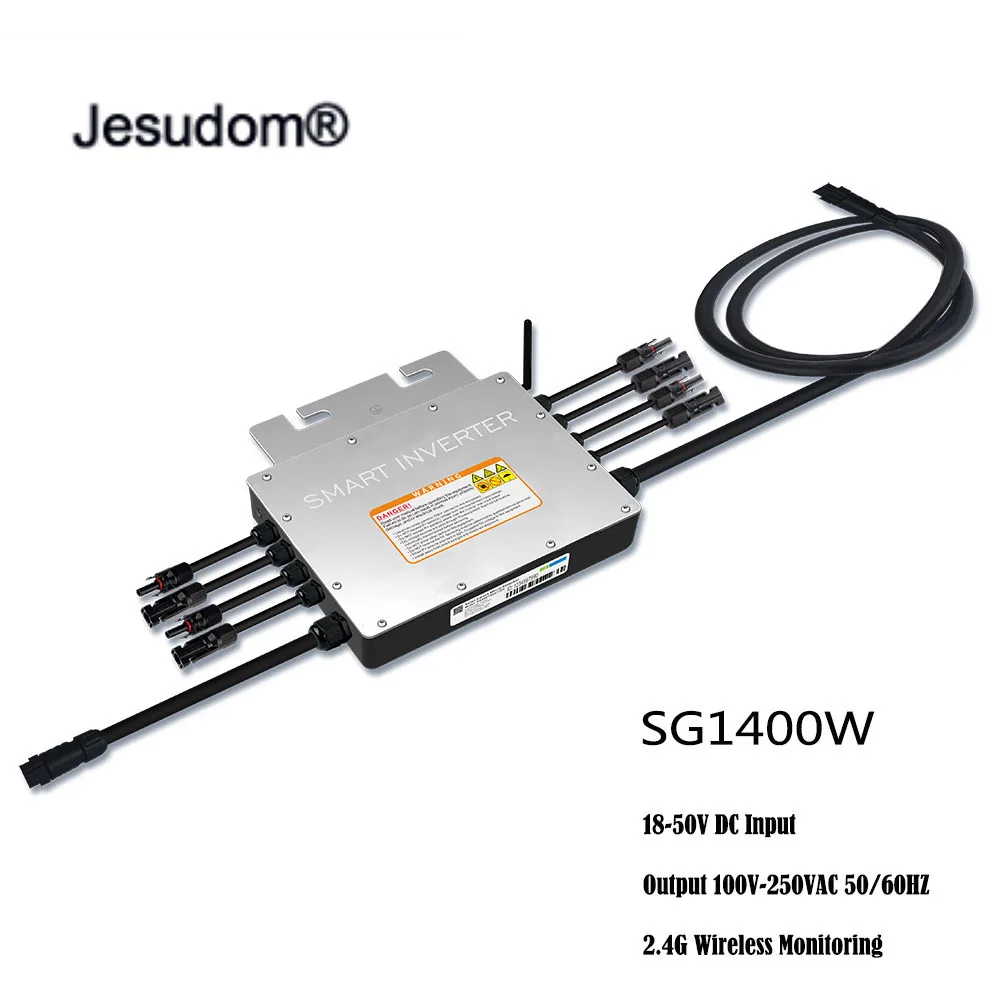 PV смарт микро инвертор SG 1400W Вход 18 50VDC для 100V 240VAC со слежением за максимальной
