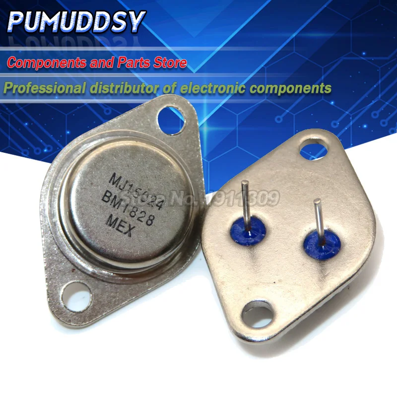 5 шт. транзистор с золотым уплотнением MJ15024 MJ15024G TO-3 аутентичный IC | Электронные