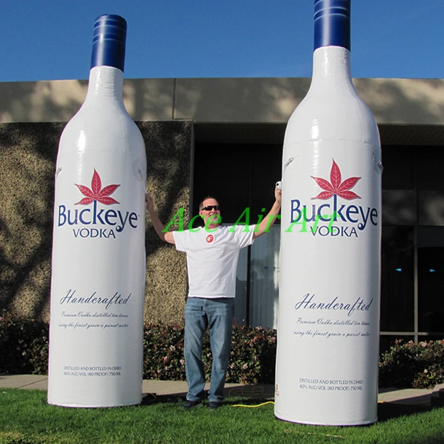 

High Quality Inflatable Wine Bottle Model With Air Blower For Trade Show/Exhibition/Advertising Made In China