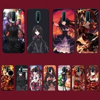 toplbpcs anime kurumi tokisaki phone case for vivo y91c y11 17 19 17 67 81 oppo a9 2020 realme c3