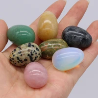 20x30mm mini egg natural gemstone crystal mineral healing ball home decoration accessory kegel exercise massage yoni tool gift