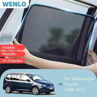 for volkswagen touran 2006 2015 front windshield car sunshade side window blind sun shade magnetic reflective visor mesh curtain