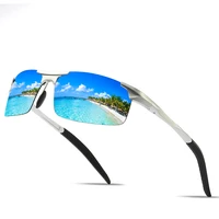 mens aluminum magnesium hd polarized sunglassesuv400 driving glasses aviation sunglasses male shades gafas de sol hombre
