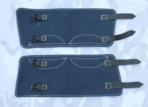 WWII WW2 GERMAN CANVAS ARMY LEGGINGS PUTTEE blue WORLD WAR II SOLDIER MILITARY | Тематическая одежда и униформа