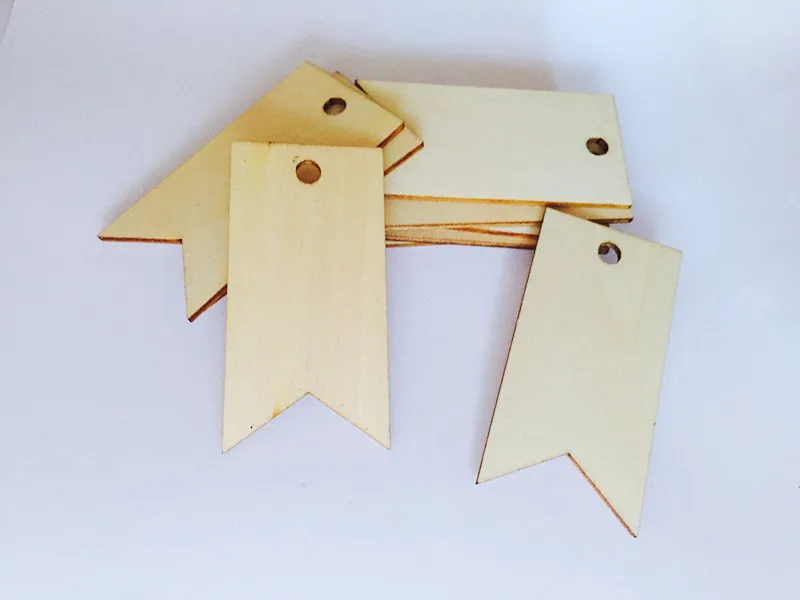 10 шт. деревянные подарочные этикетки с джутовыми веревками | Дом и сад