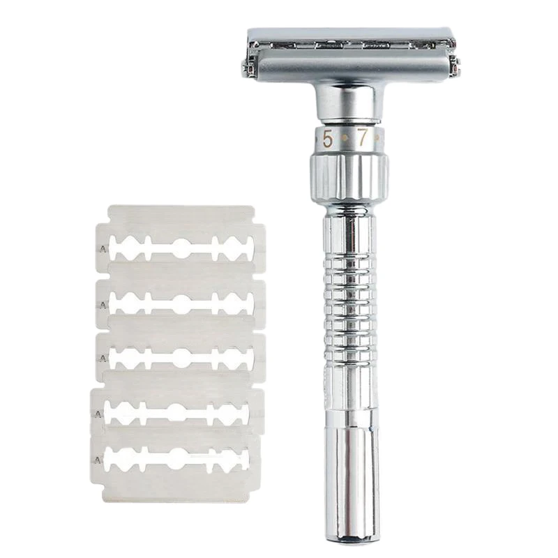 Классическая дверная ручка бритвы двойной окантовкой бабочка витая открытие Т