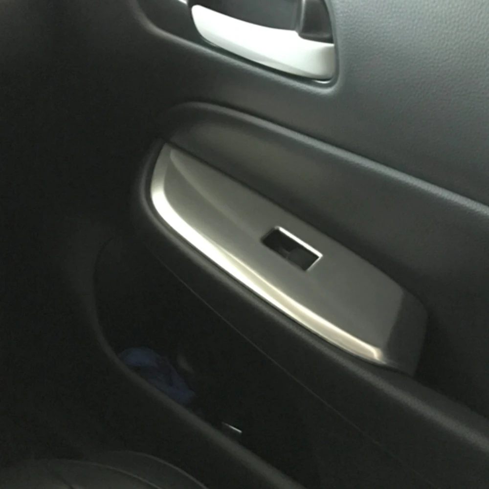 

CarMango for Honda Fit 2020 2021 Car Accessories Window Control Panel Cover RHD LHD Trim Frame Sticker Interior Decoration