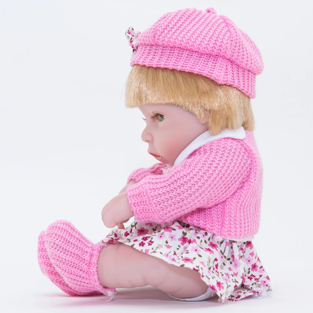 10 дюймов Горячая продажа Bebe Reborn Baby Doll игрушка новорожденный полностью виниловый