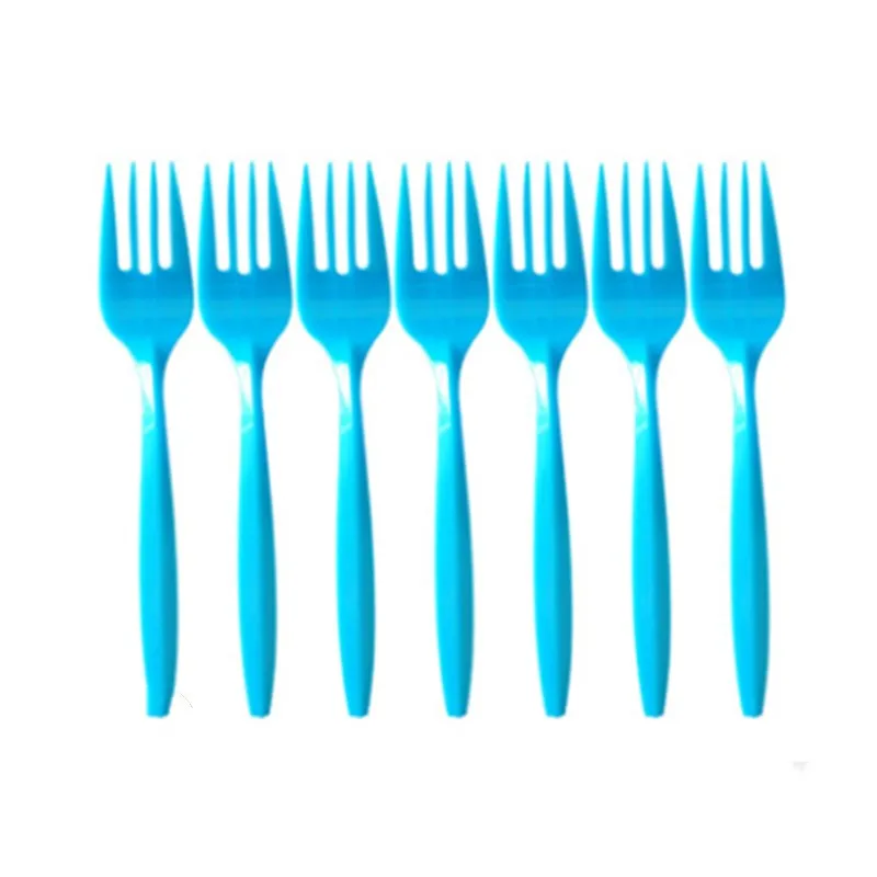 10pcs Fork Строительные грузовики на день рождения одноразовые столовые приборы набор тарелок соломенные буквы Трактор Автомобиль Баннер Дети Мальчики вечерние принадлежности - Цвет: 10pcs Fork