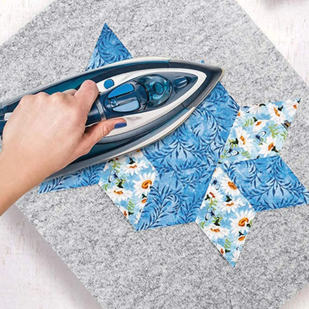 

Wool Ironing Mat Felted Pressing Ironing Pad Heat Temperature Insulation Quilting Pressing Board Home Sewing Notion 13.5x17Inch