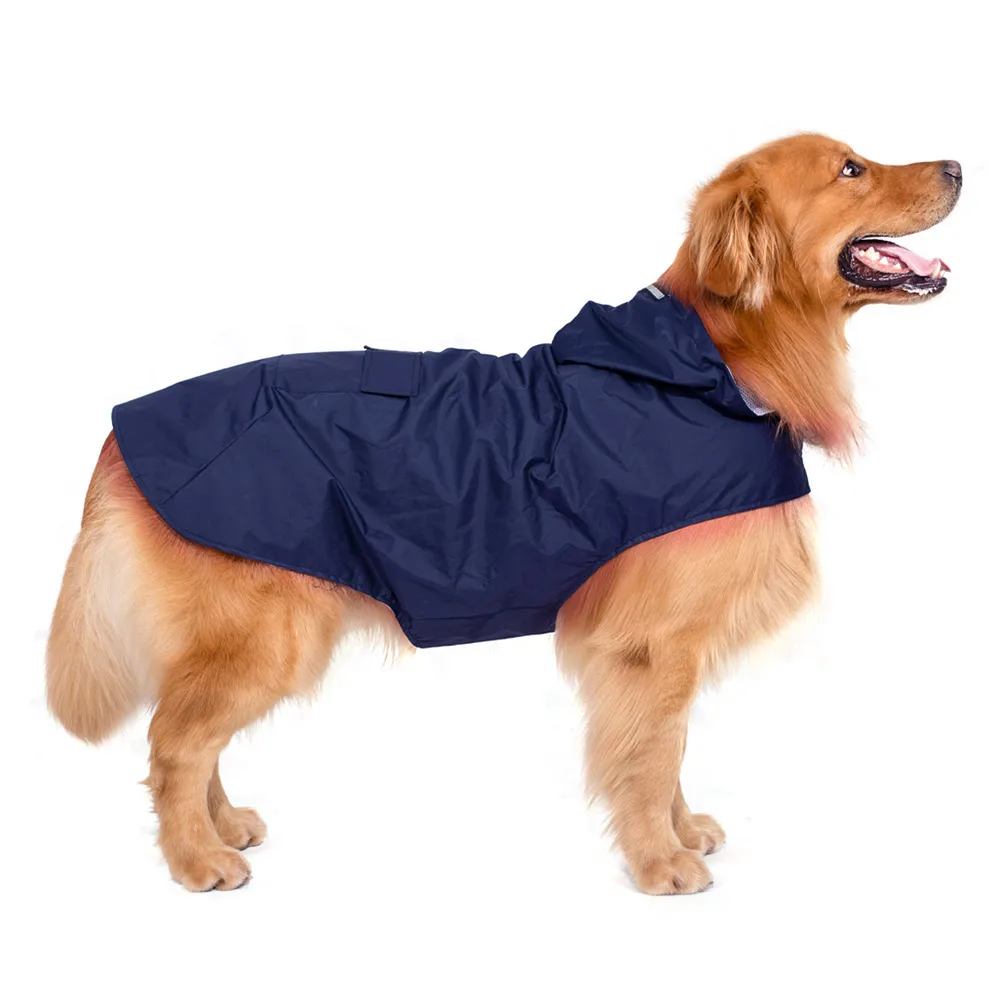 Светоотражающий дождевик для собак 4XL/5XL/6XL средних и больших питомцев С дырками