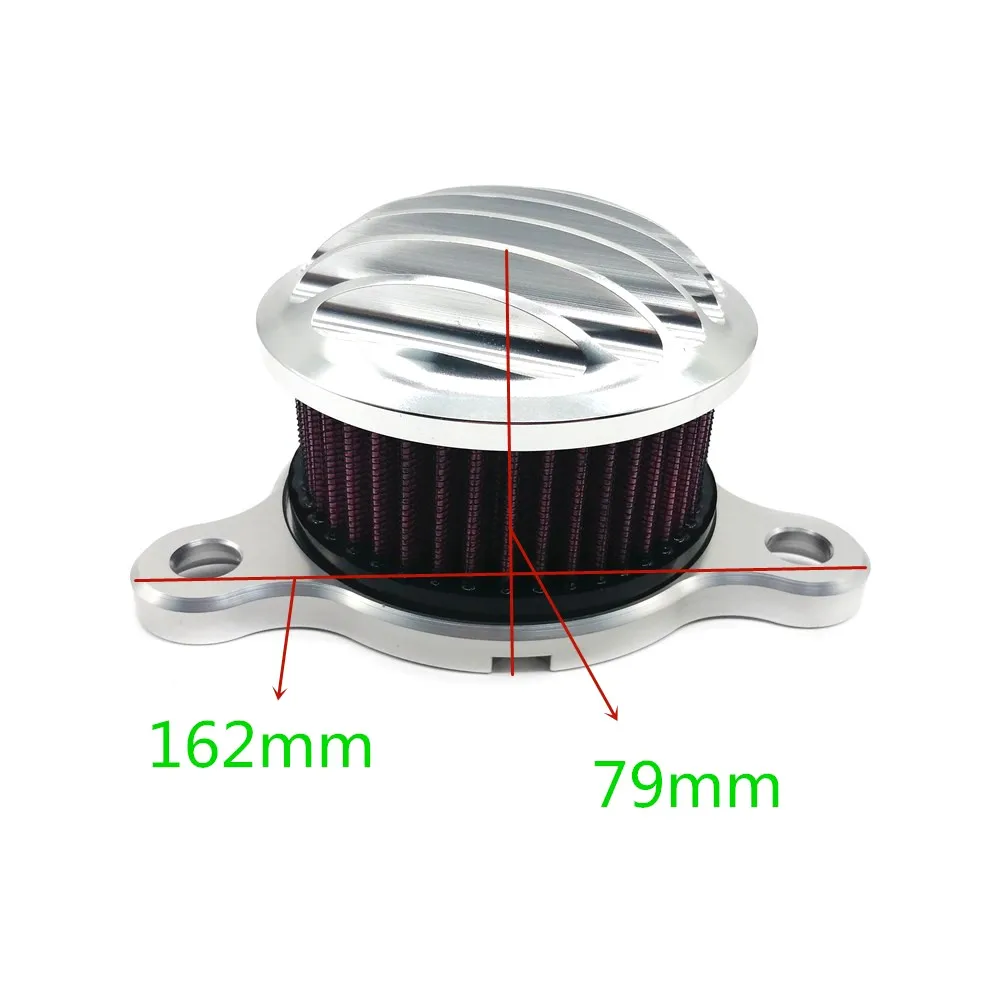 Мотоцикл воздухоочиститель Впускной фильтр системы алюминий подходит для Harley