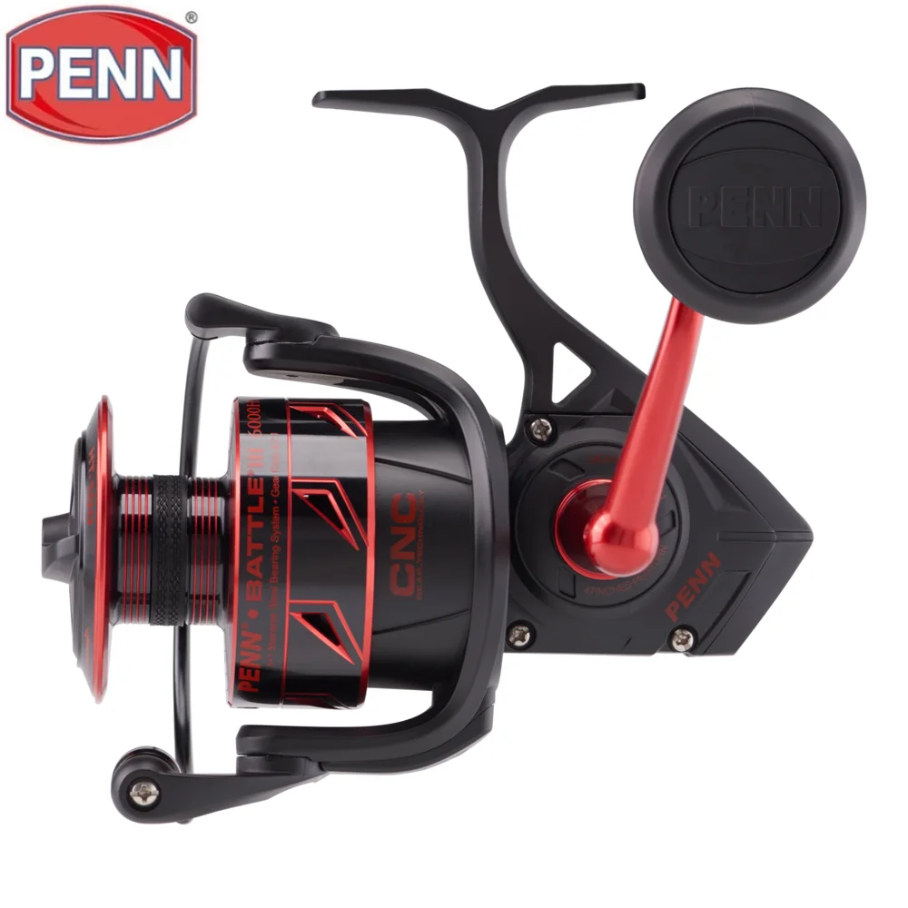 Рыболовная катушка PENN Battle III BTL 3000-8000 полностью металлический корпус спиннинговая