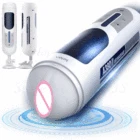 Автоматический Поршневой Мужской мастурбатор Leten A380II, настоящая Вагина, имитация всасывания, интимные игрушки для мужчин, секс-машина