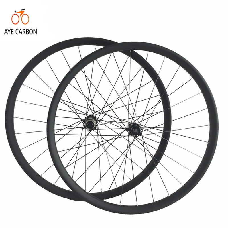 29 дюймов Углеродные колеса 29er MTB с powerway прямые тяговые втулки mtb 30 мм ширина