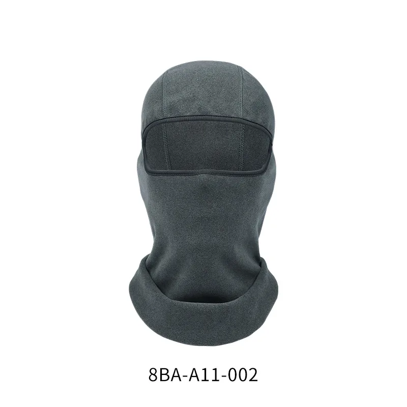 8BA-A11-002 Балаклава, Зимняя Термальная флисовая велосипедная маска для лица для велосипеда, велосипедная кепка, шапка, защитная Лыжная маска для сноуборда, для мужчин и женщин, спортивная - Цвет: 8BA-A11-002