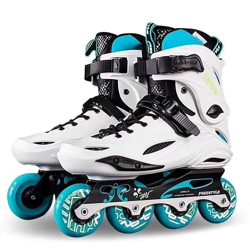 2021 Adult Men Kids Roller Skates Skating Shoes Sliding Inline Sneakers 4 Wheels 1 Row Line Outdoor Training Sport Beginner