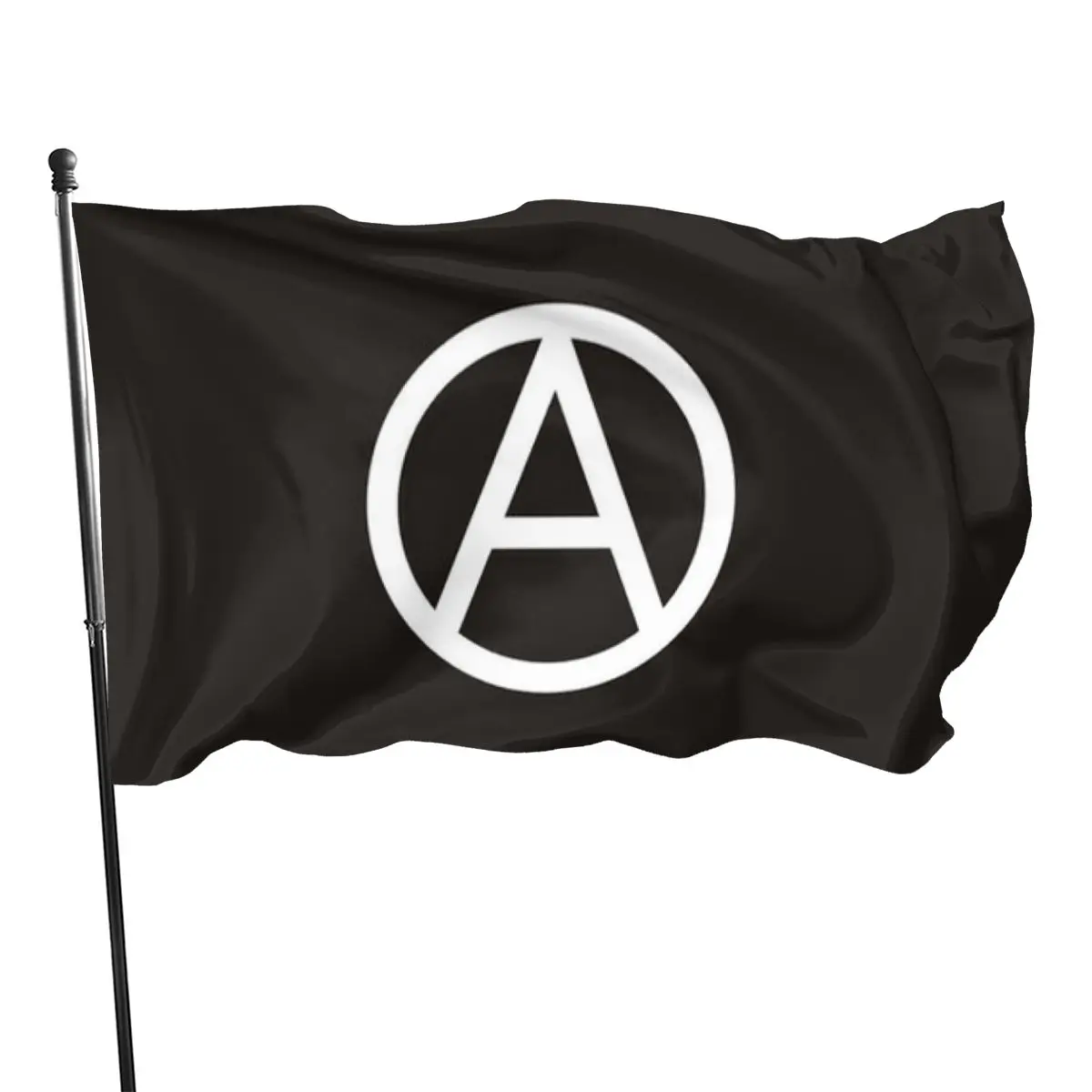 

Anarchy Anarchist Black White Protest Flag 90x150cm