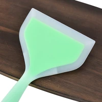 1pc high environmental silicone kitchen turner tools heat resistant spatula shovel baking ware random color